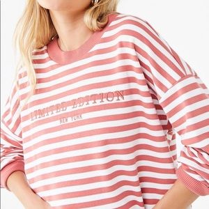 Limited Edition striped hoodie